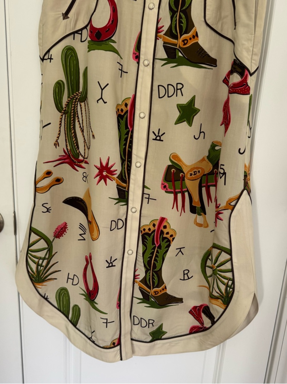 Double D Ranch Atomic Ranch Printed A-Line Skirt - Picture 4 of 16